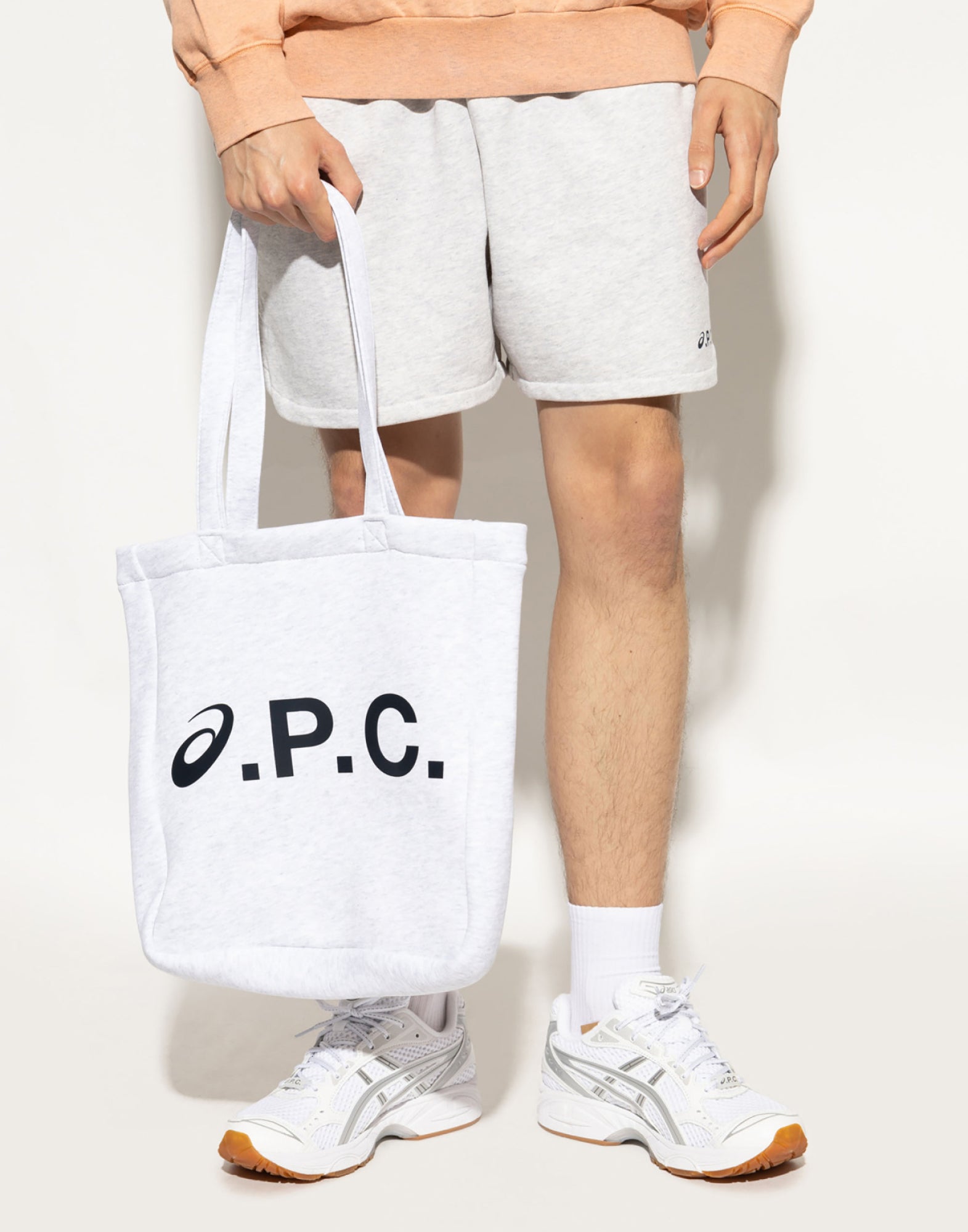 A.P.C. Lou Tote Bag — Gray, view 5