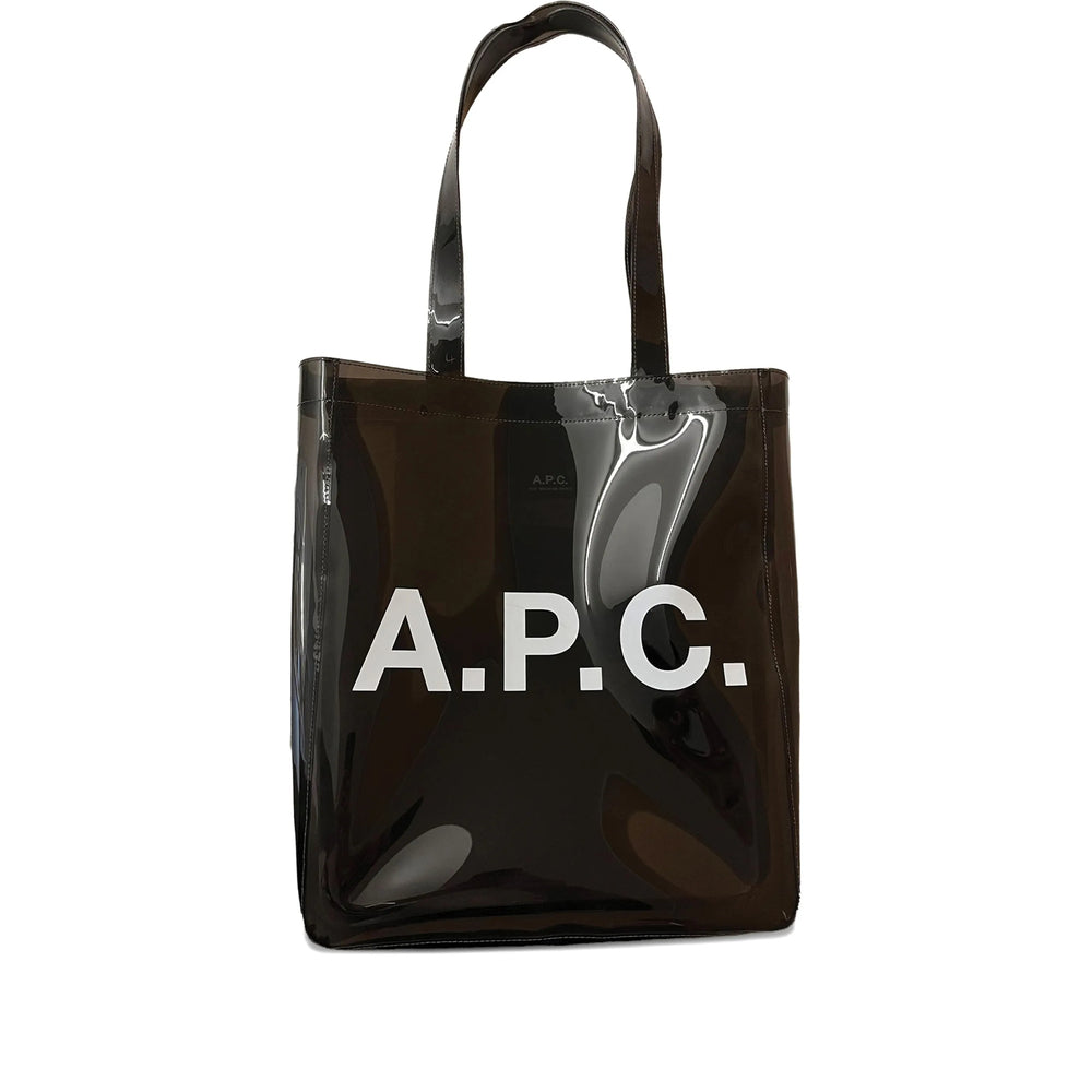 A.P.C. Transparent PVC Tote Bag — Gray by A.p.c.