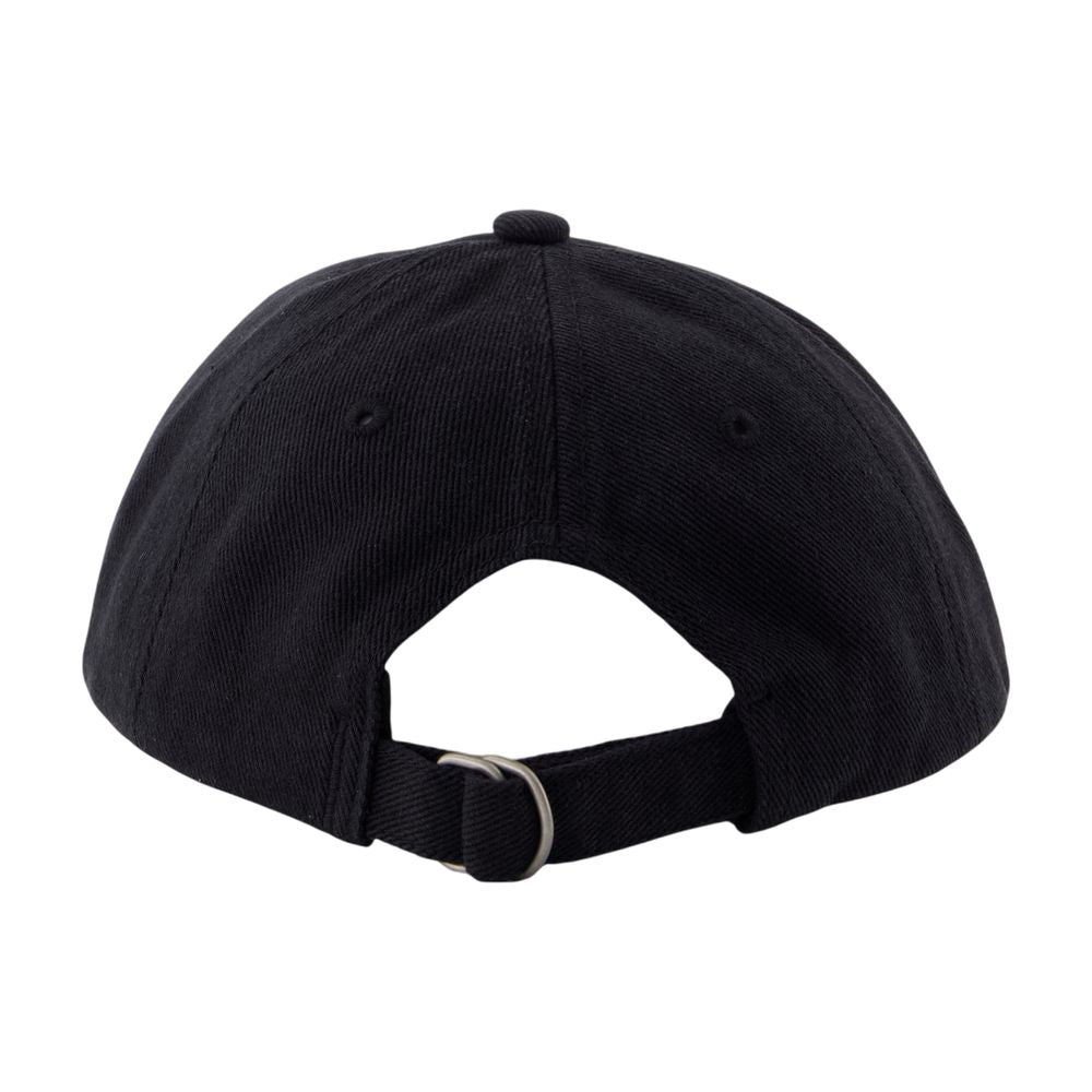 Acne Studios C40438-900 Cotton Baseball Cap — Black by Acne Studios