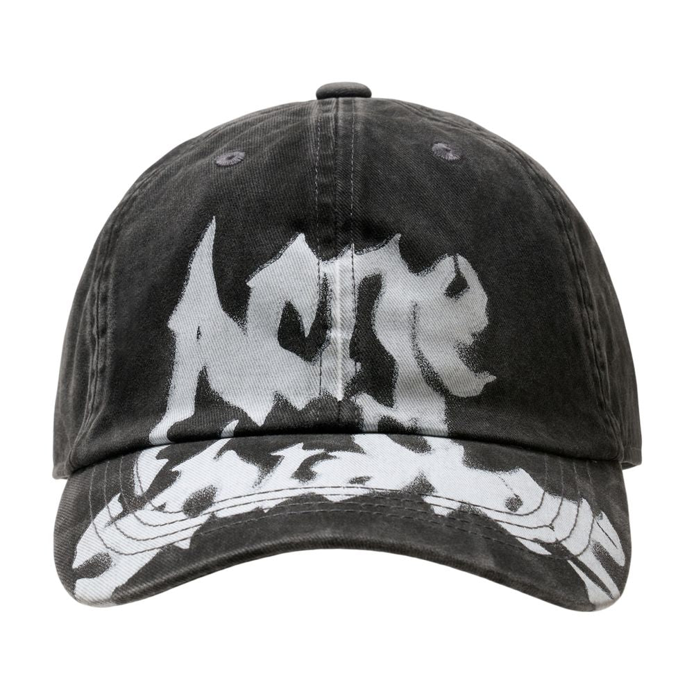 Acne Studios C40461-BM0 Washed Cotton Baseball Cap — Black, view 2