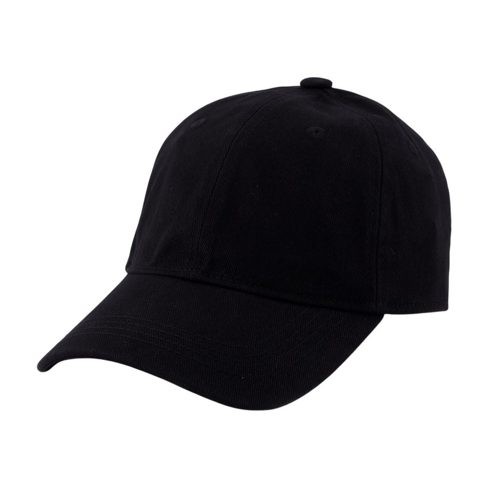 Acne Studios C40478-900 Cotton Baseball Cap — Black by Acne Studios