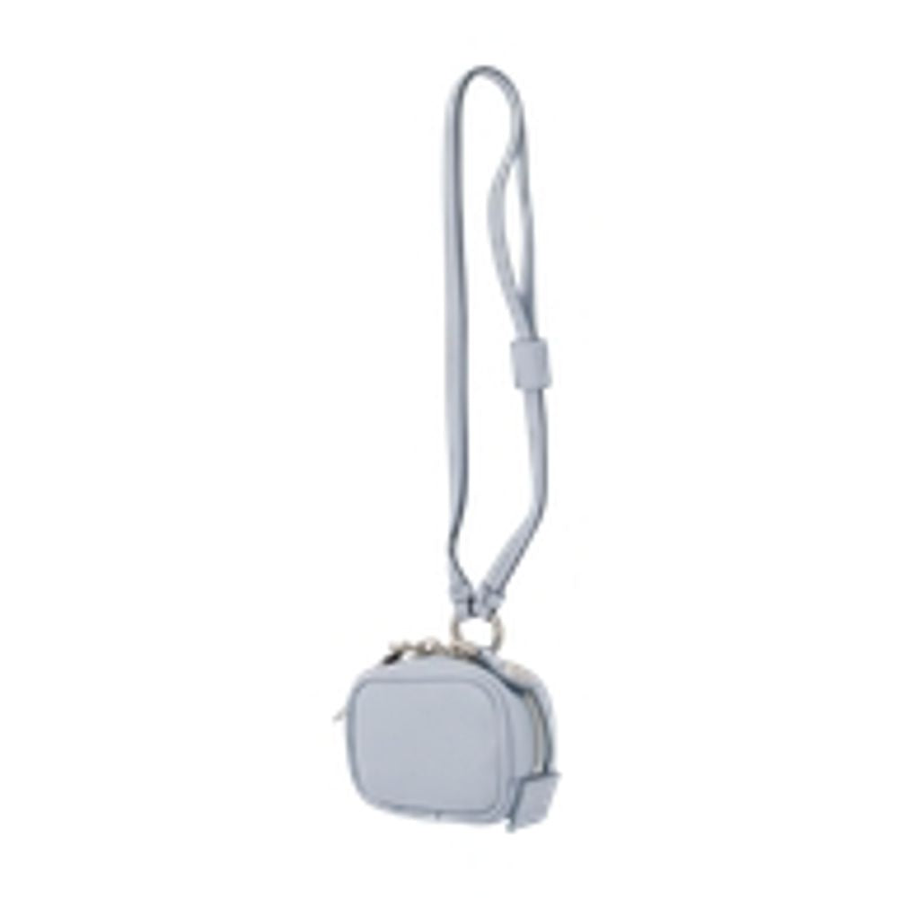 Acne Studios Camero Clip V Coin Purse — Blue, view 2