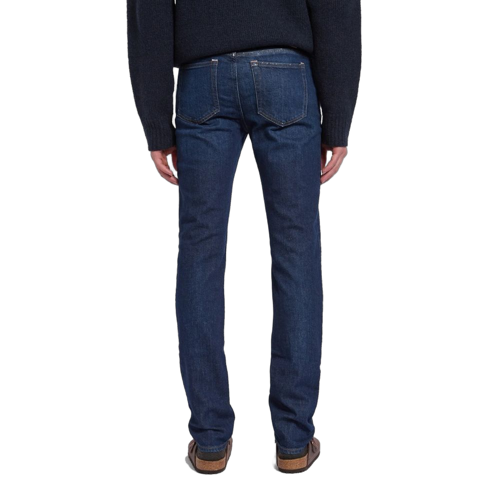 Acne Studios Cotton Slim Fit Jeans — Blue, view 3