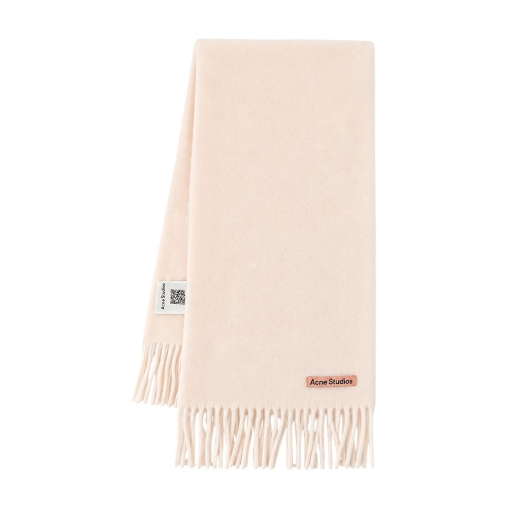 Acne Studios Wool Scarf — Beige, view 2