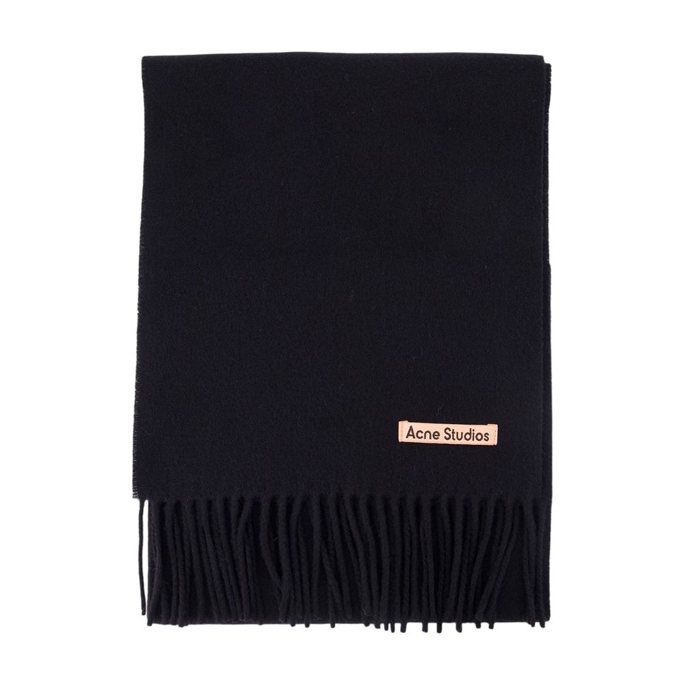 Acne Studios Wool Scarf — Black by Acne Studios