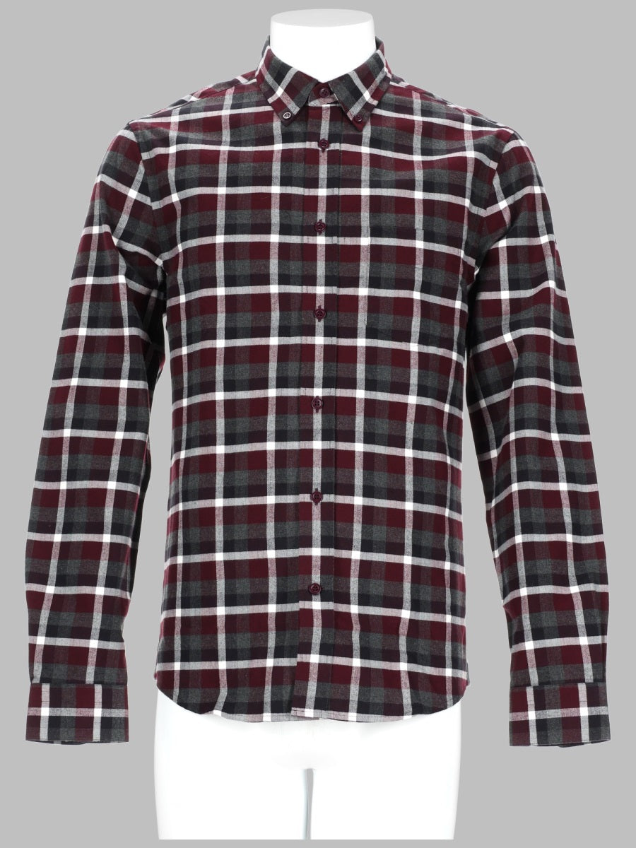 Acne Studios Checked Cotton Shirt — Multicolor by Acne Studios
