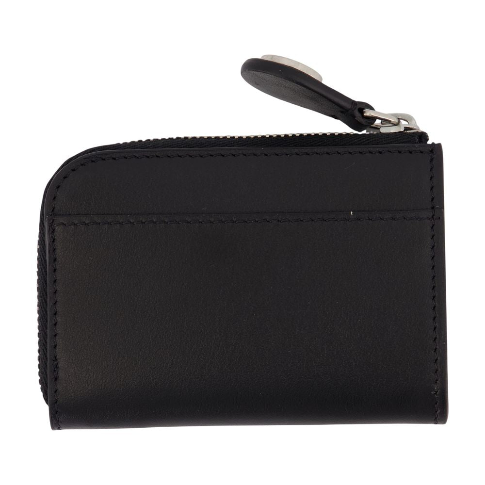 Acne Studios Printed Calfskin Wallet — Black, view 2