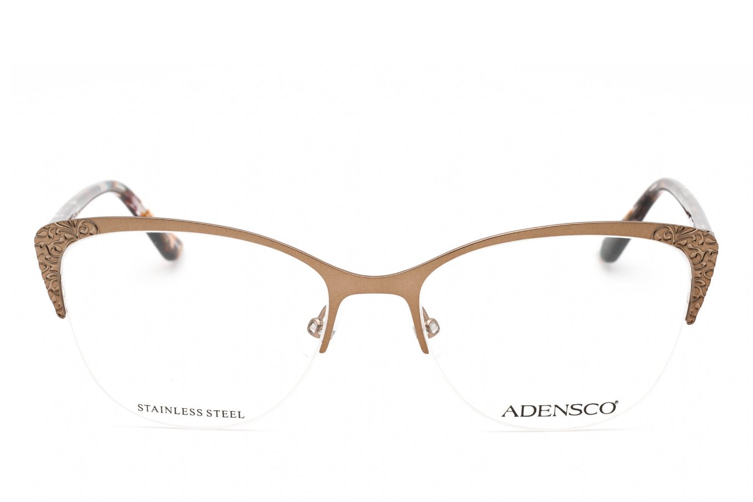 Adensco AD241 Eyeglasses — Brown, view 2