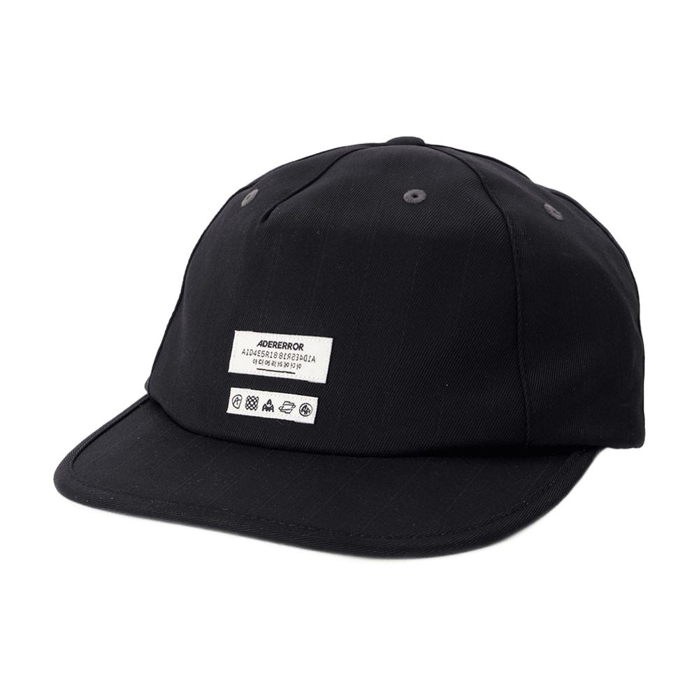 Ader Error BN01SSHW0206BK Wool Baseball Cap — Black by Ader Error