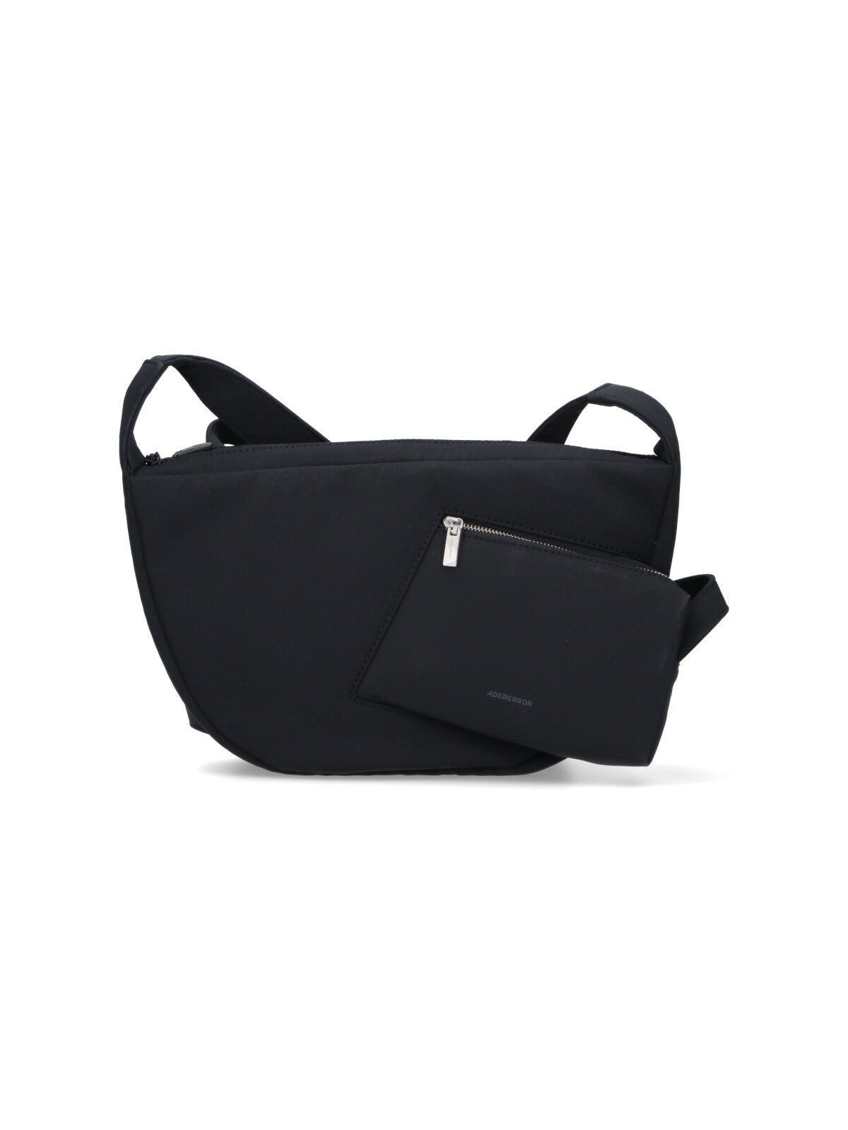 Ader Error Crescent-Shaped with Detachable Pouch Crossbody Bag — Black by Ader Error