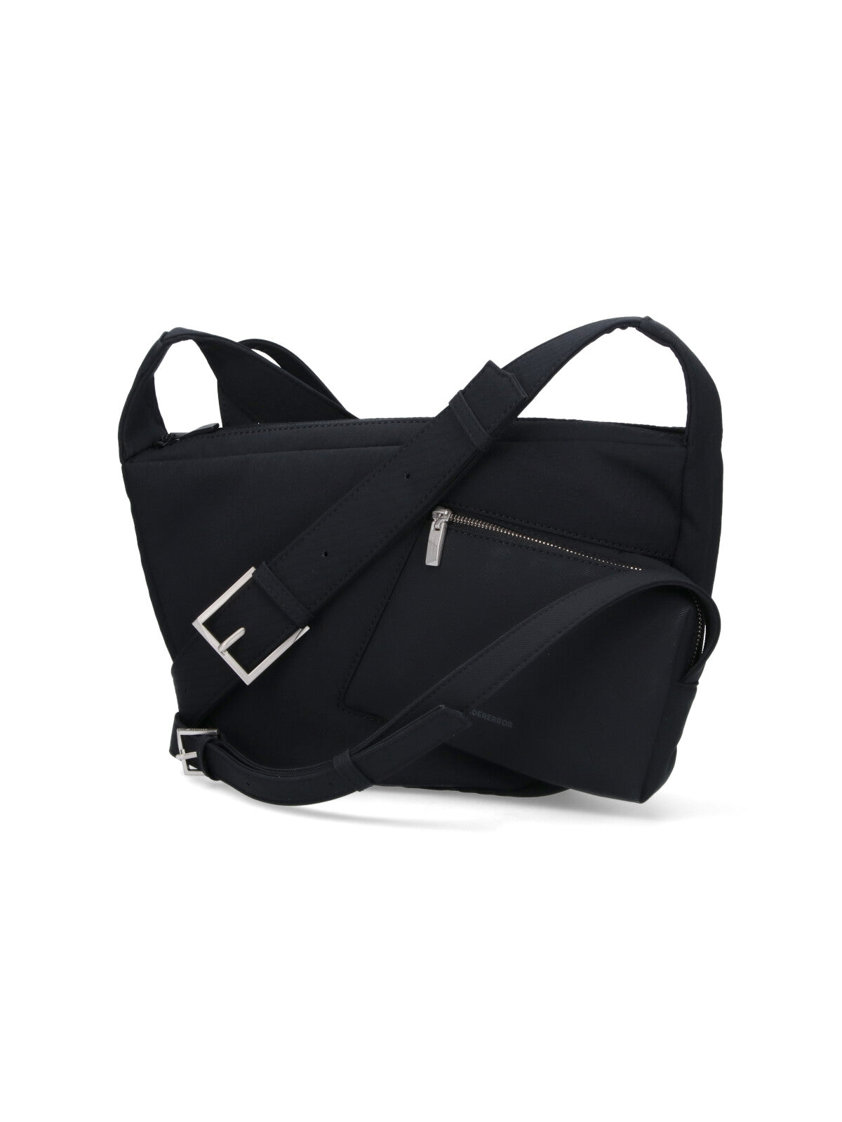Ader Error Crescent-Shaped with Detachable Pouch Crossbody Bag — Black, view 2