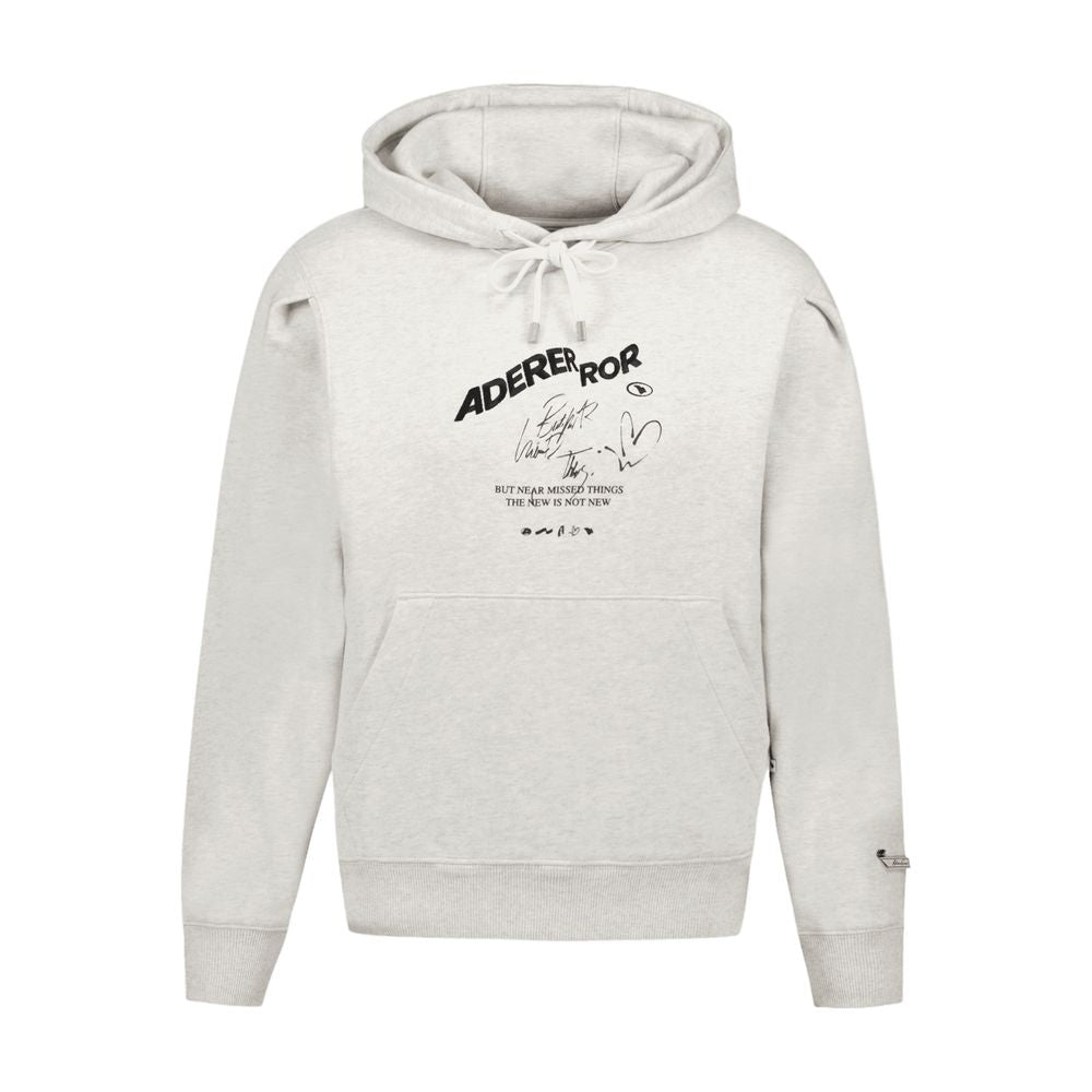 Ader Error Cotton Hoodie — White, view 2