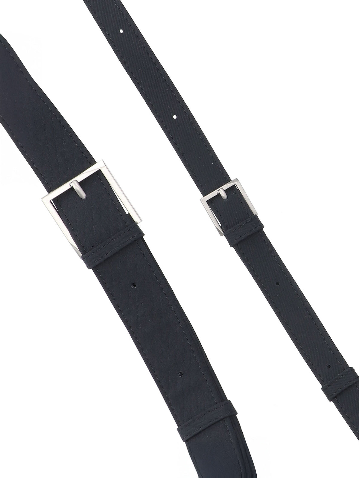 Ader Error Crescent-Shaped Technical Fabric Shoulder Bag — Black, view 7