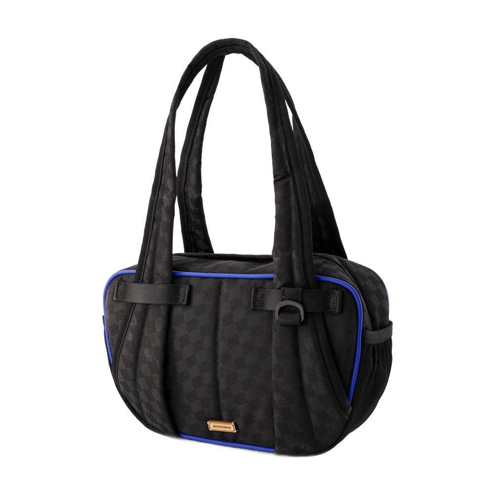 Ader Error Calfskin Leather Shoulder Bag — Black, view 3