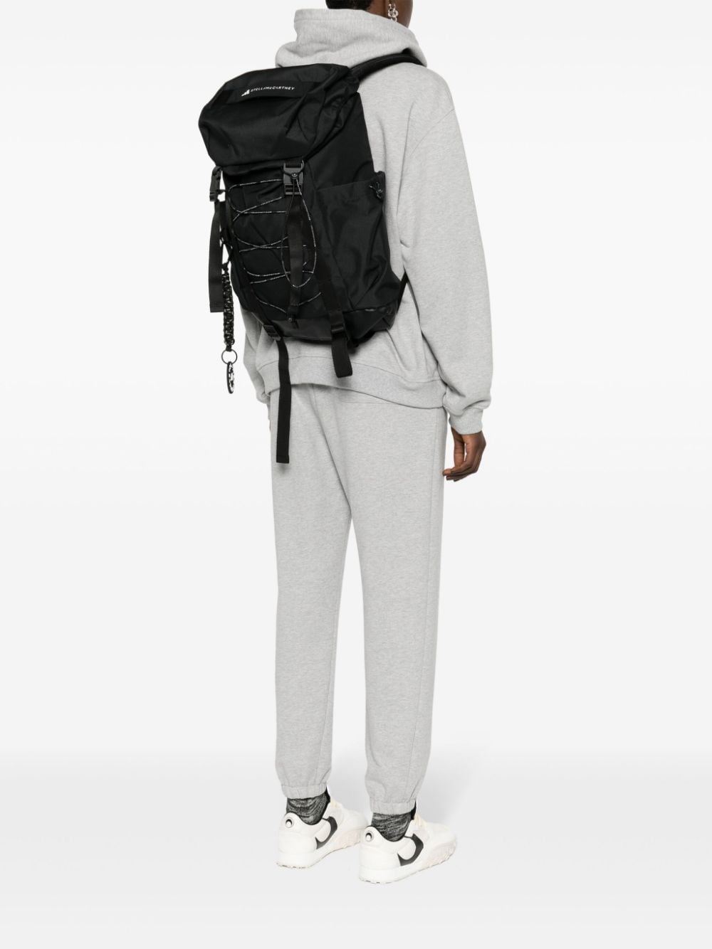 Adidas By Stella McCartney Backpack — Black, view 4