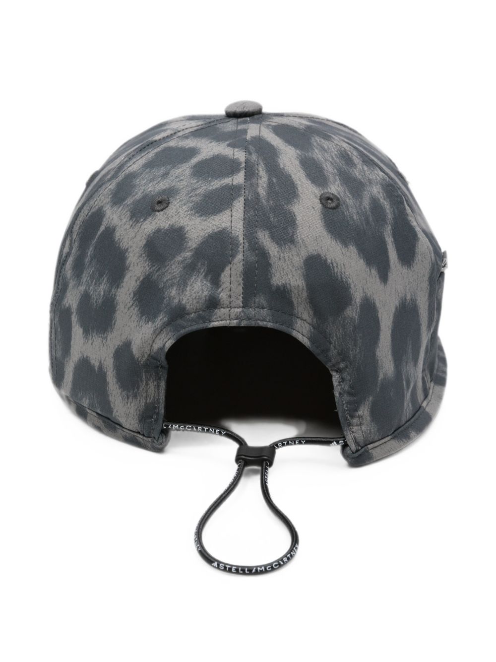 Adidas By Stella McCartney Leopard-Print Baseball Cap — Grey, view 3