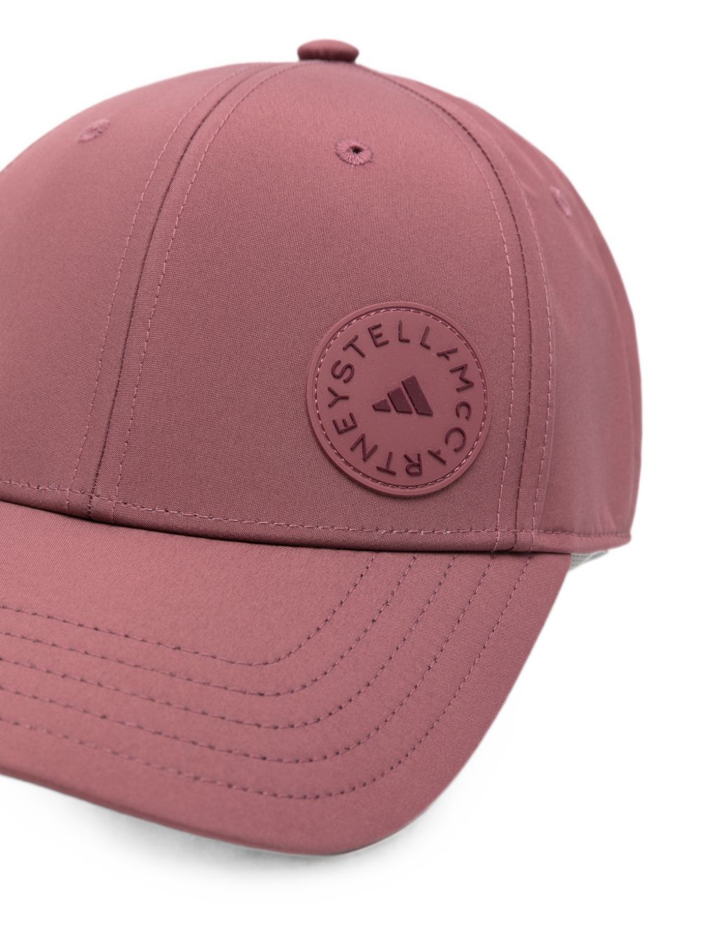 Adidas By Stella McCartney Logo Embroidered Baseball Cap — Rose, view 2