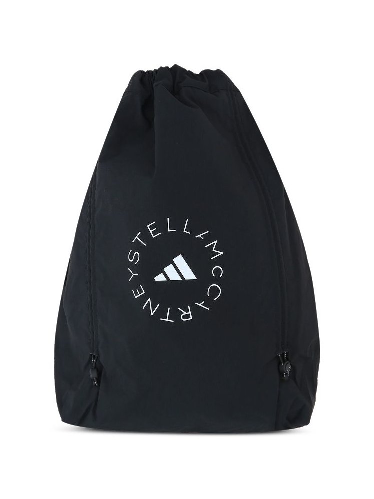 Adidas By Stella McCartney Logo-Print Bucket Bag — black by Adidas By Stella Mccartney