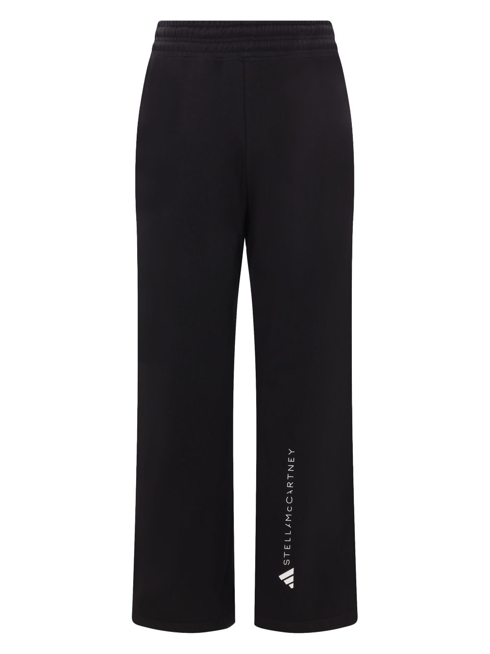 Adidas By Stella McCartney Cotton Drawstring Joggers — Black, view 4