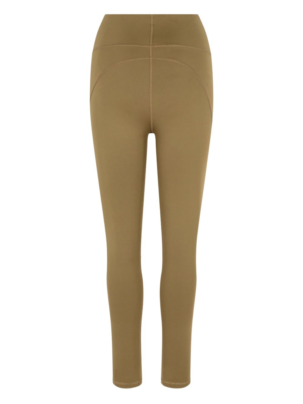 Adidas By Stella McCartney Logo-Print High-Waist Leggings — brown, view 3