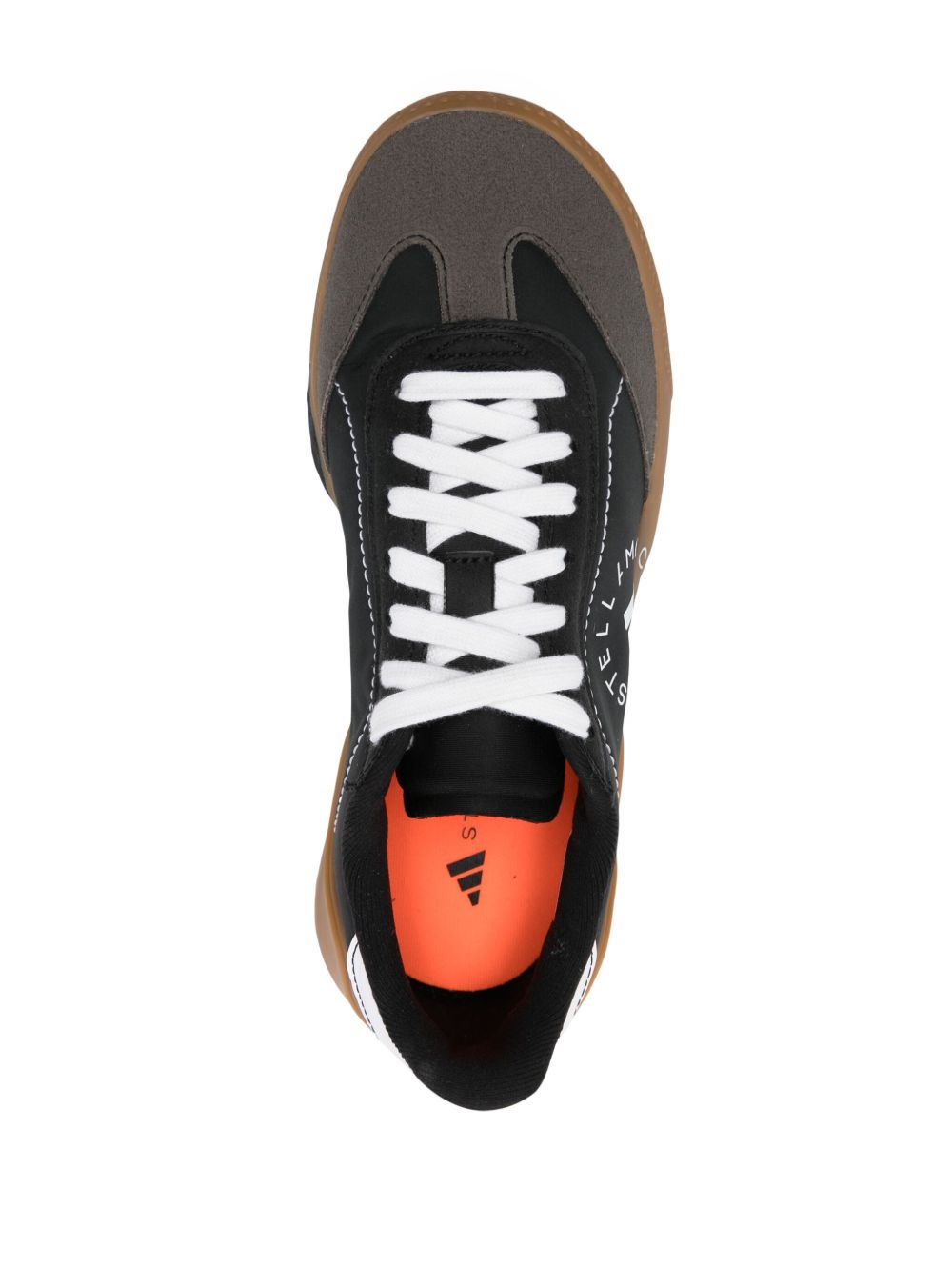 Adidas By Stella McCartney Court Boost Sneaker — Black, view 3
