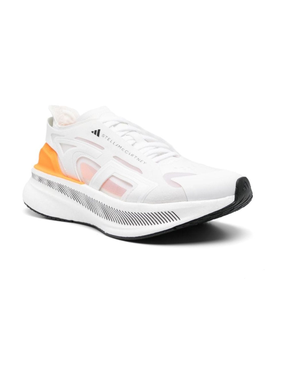 Adidas By Stella McCartney Boost Cushioned Sneakers — White, view 3