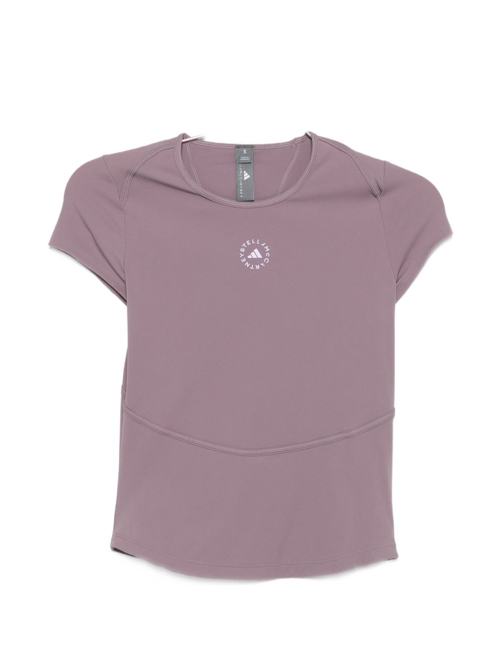 Adidas By Stella McCartney Logo-Embroidered T-shirt — Lilac by Adidas By Stella Mccartney