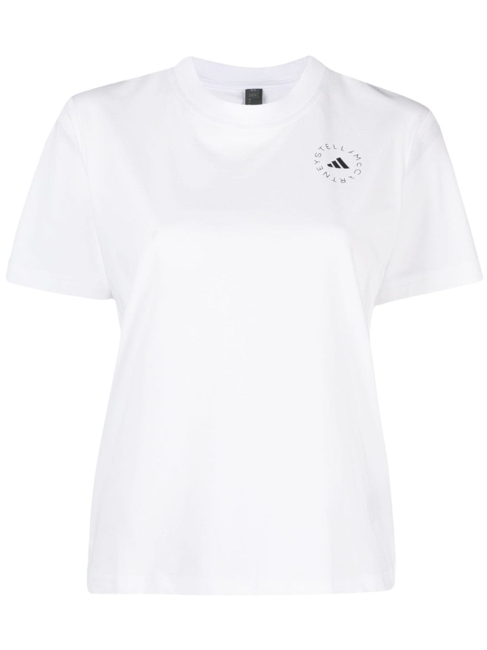 Adidas By Stella McCartney Logo-Print Jersey T-shirt — White by Adidas By Stella Mccartney