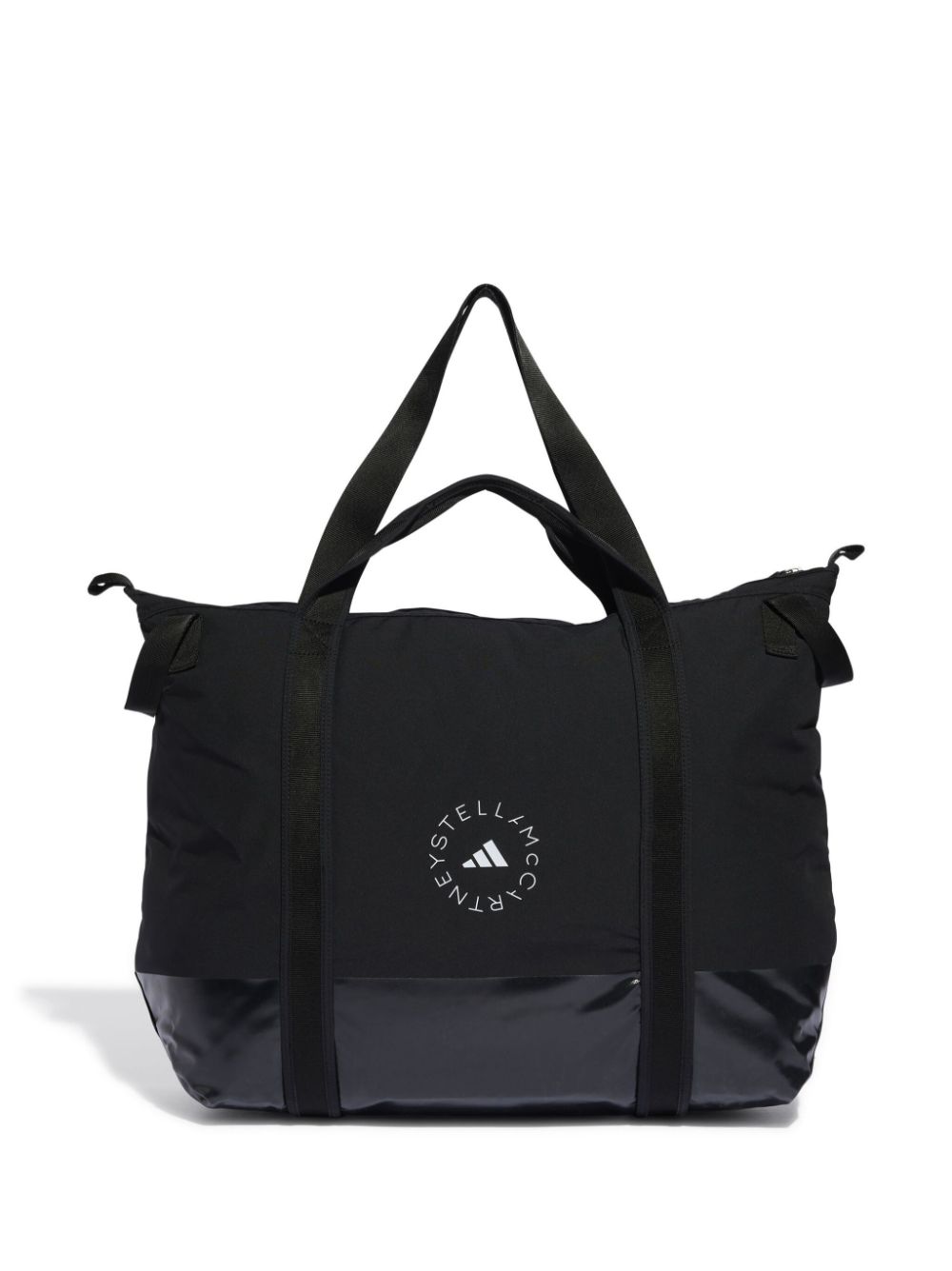 Adidas By Stella McCartney Logo-Print Tote Bag — Black, view 2
