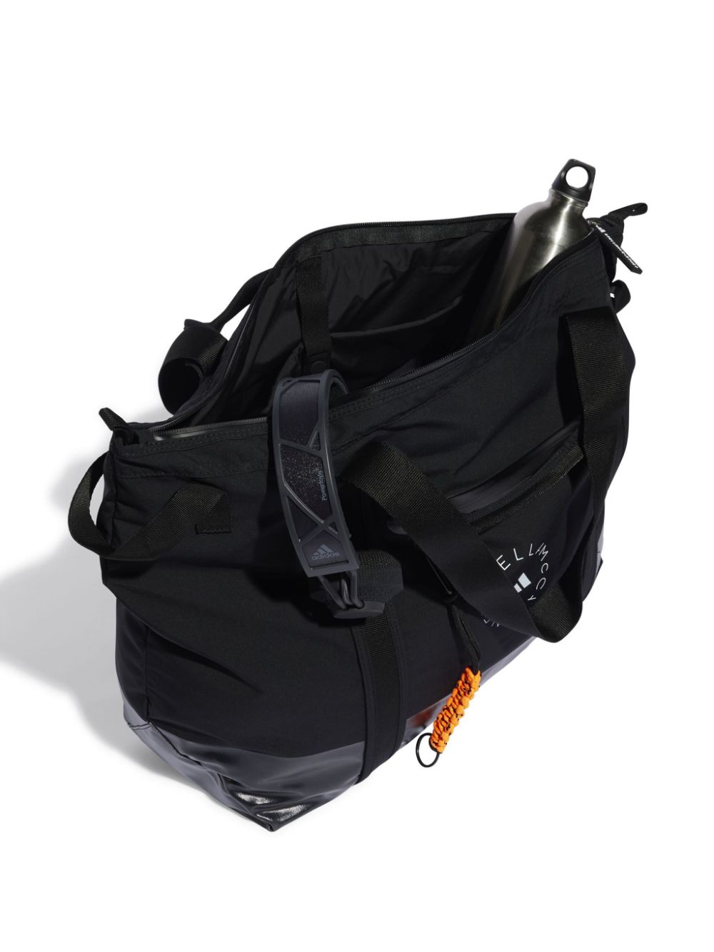 Adidas By Stella McCartney Logo-Print Tote Bag — Black, view 3