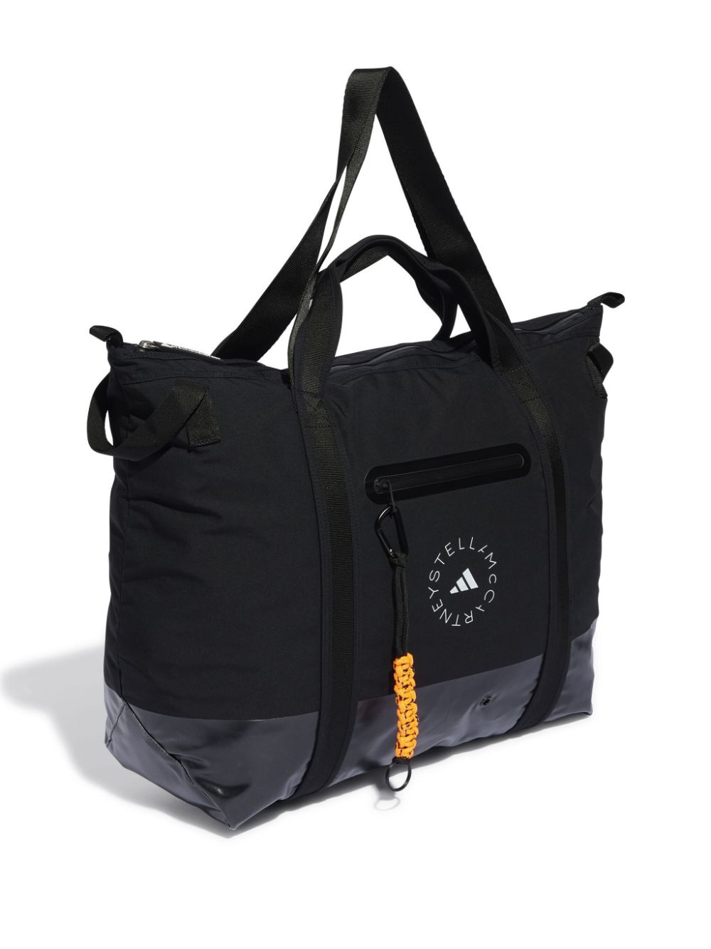 Adidas By Stella McCartney Logo-Print Tote Bag — Black, view 5