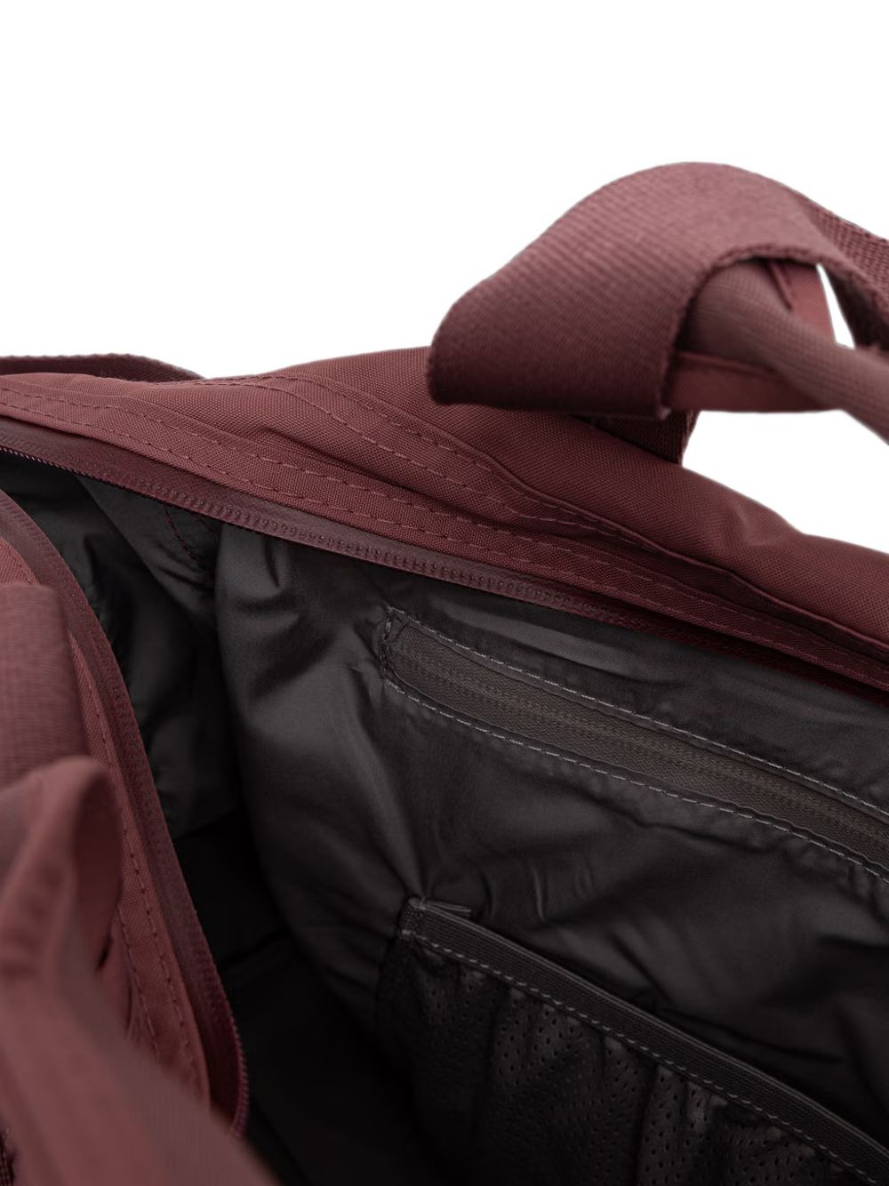 Adidas By Stella McCartney Logo-Embroidered Tote Bag — Burgundy, view 3