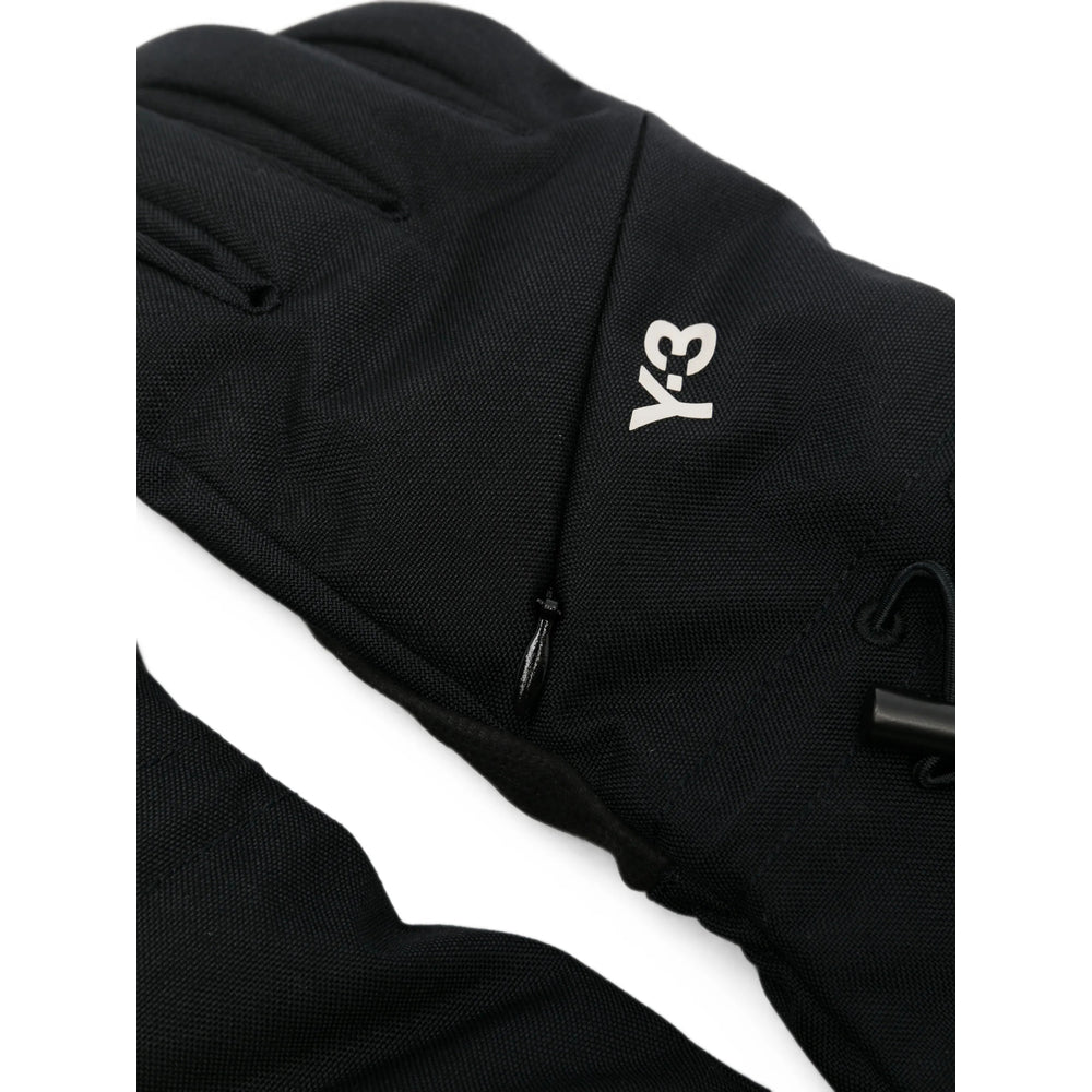Adidas Wool Knit Gloves — Black, view 2