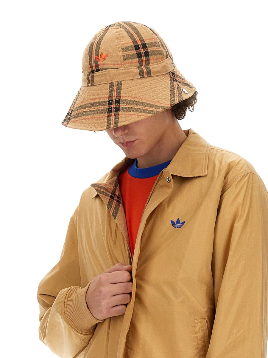Adidas IW1163_BEIGE Cotton Bucket Hat — Beige by Adidas