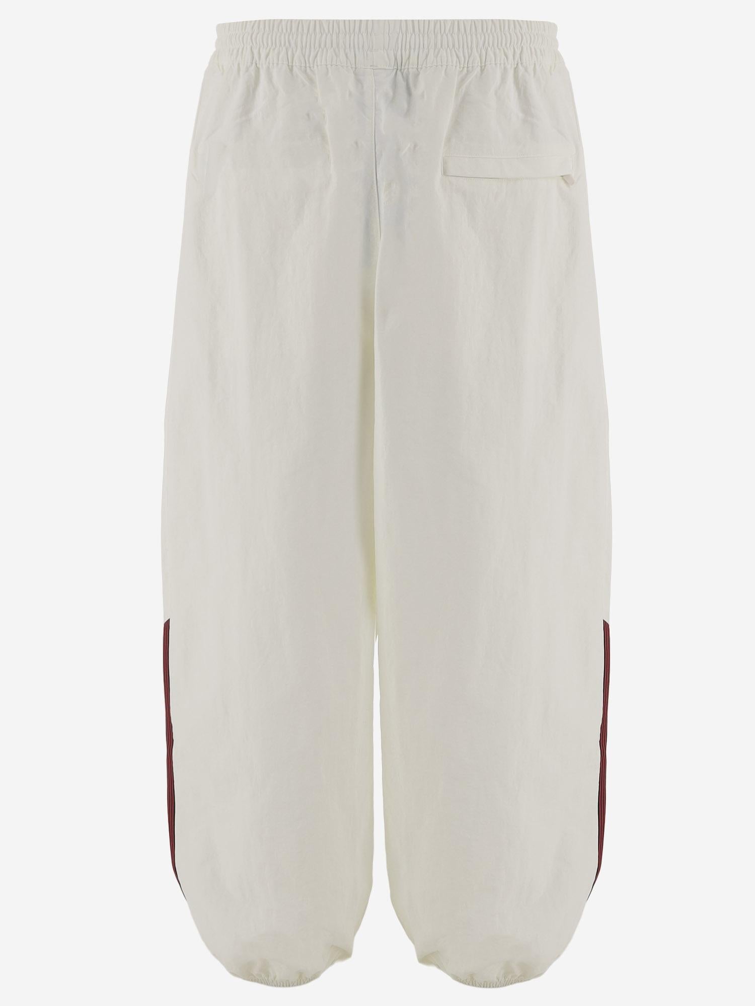 Adidas Recycled Polyamide Joggers — White, view 2