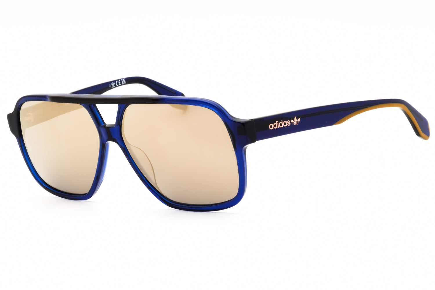 Adidas OR0066 Rectangular Acetate Sunglasses — Blue by Adidas
