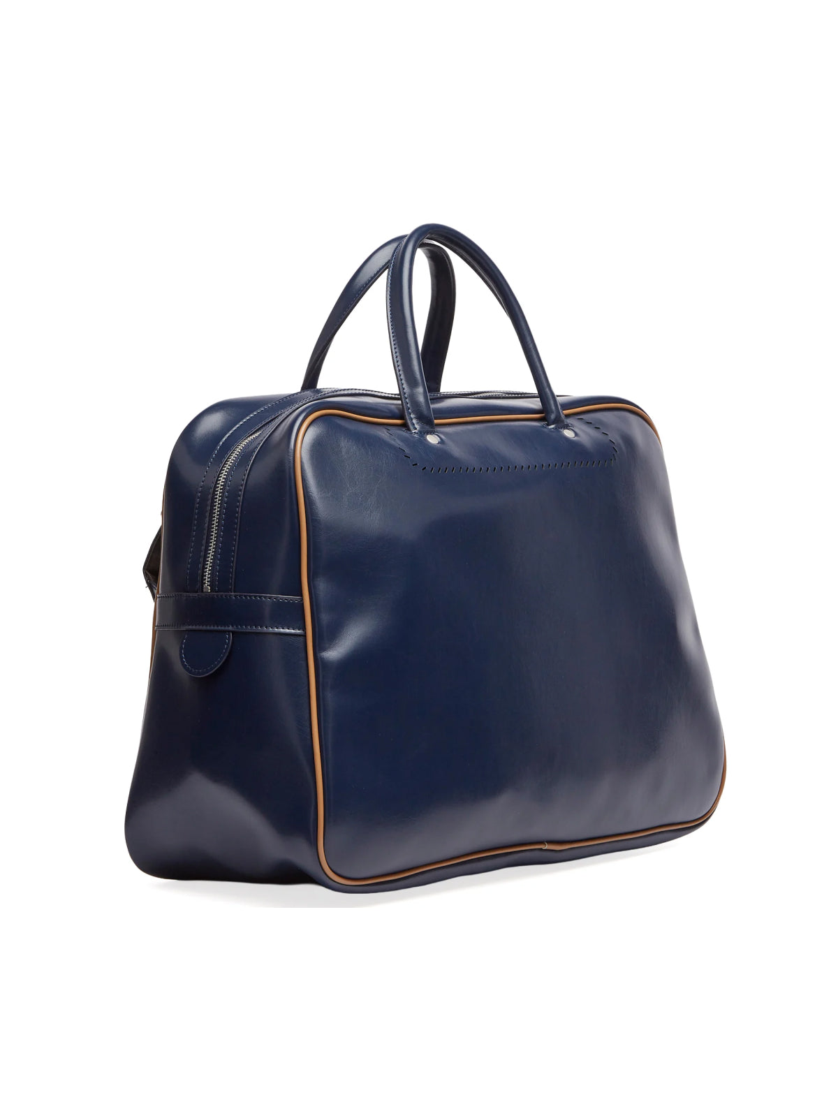 Adidas Logo-Print Holdall Top Handle Bag — Navy by Adidas
