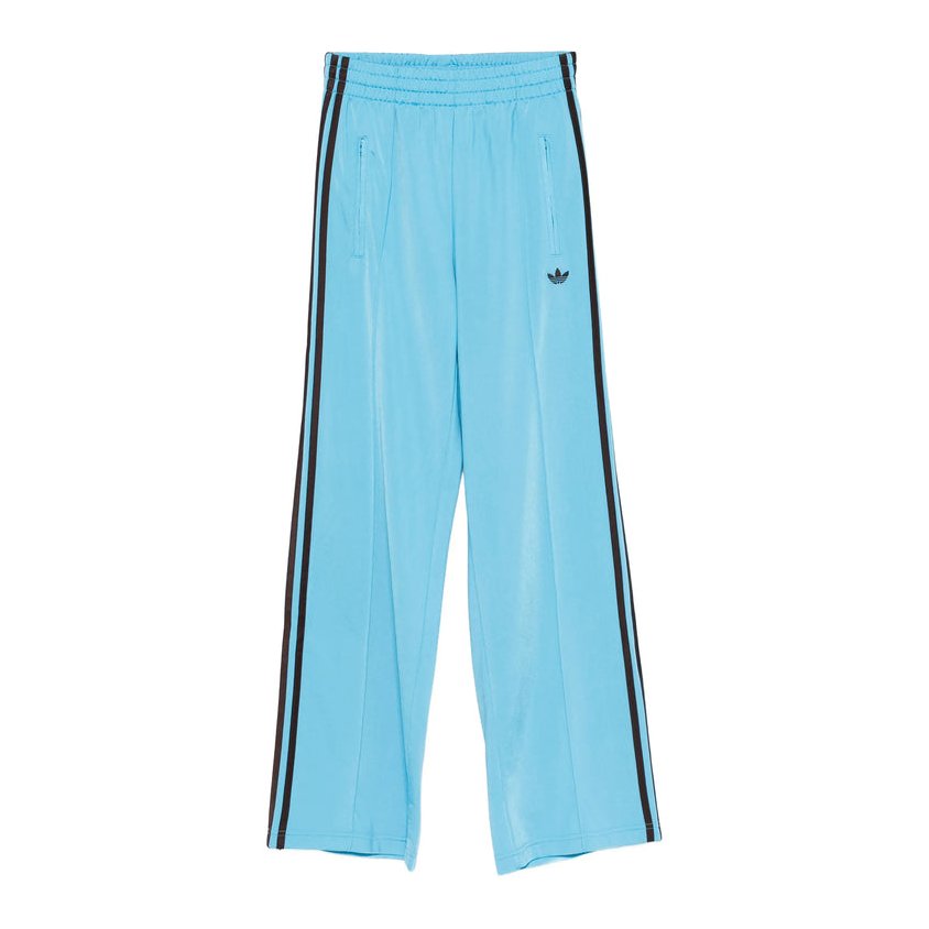 Adidas Striped Recycled Polyester Trousers — Blue by Adidas