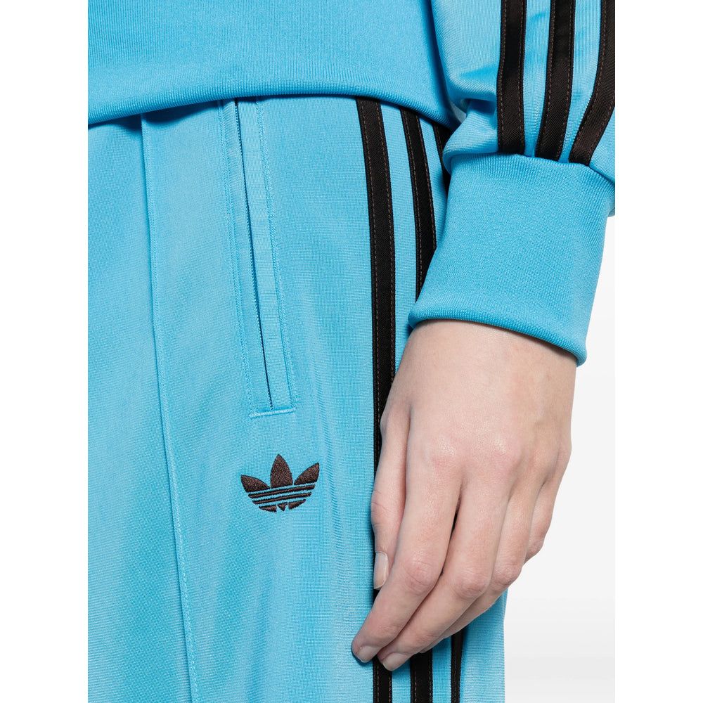 Adidas Striped Recycled Polyester Trousers — Blue, view 2