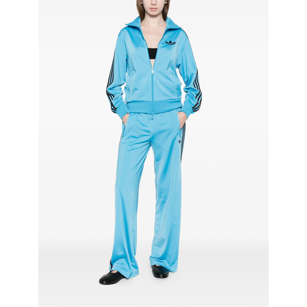 Adidas Striped Recycled Polyester Trousers — Blue, view 3