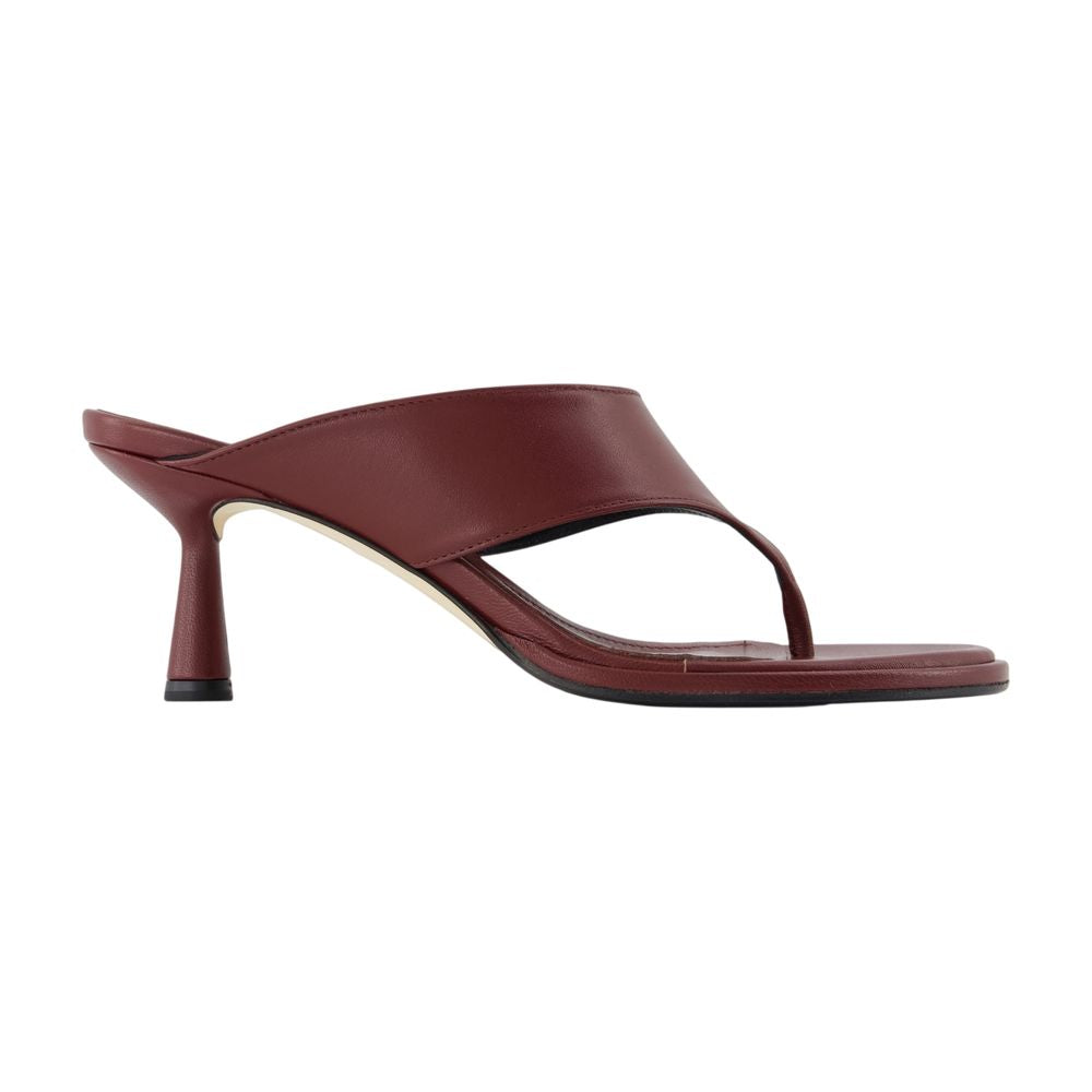 Aeyde Olenna Heel — Burgundy by Aeyde
