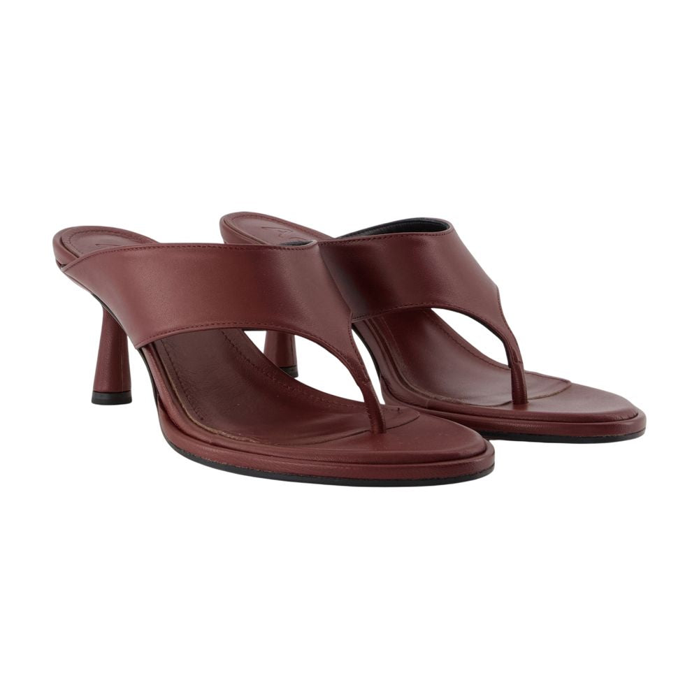 Aeyde Olenna Heel — Burgundy, view 2