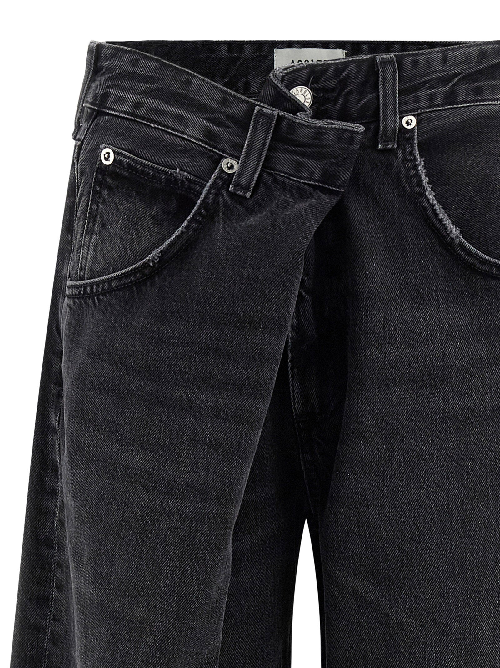 Agolde Vana Jeans — Black, view 3