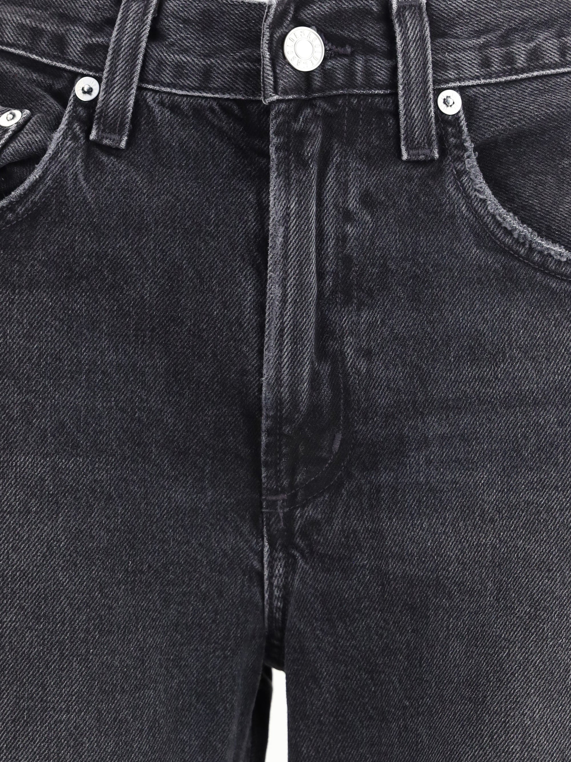 Agolde Mid-Rise Kick Boot Jeans — Black, view 3