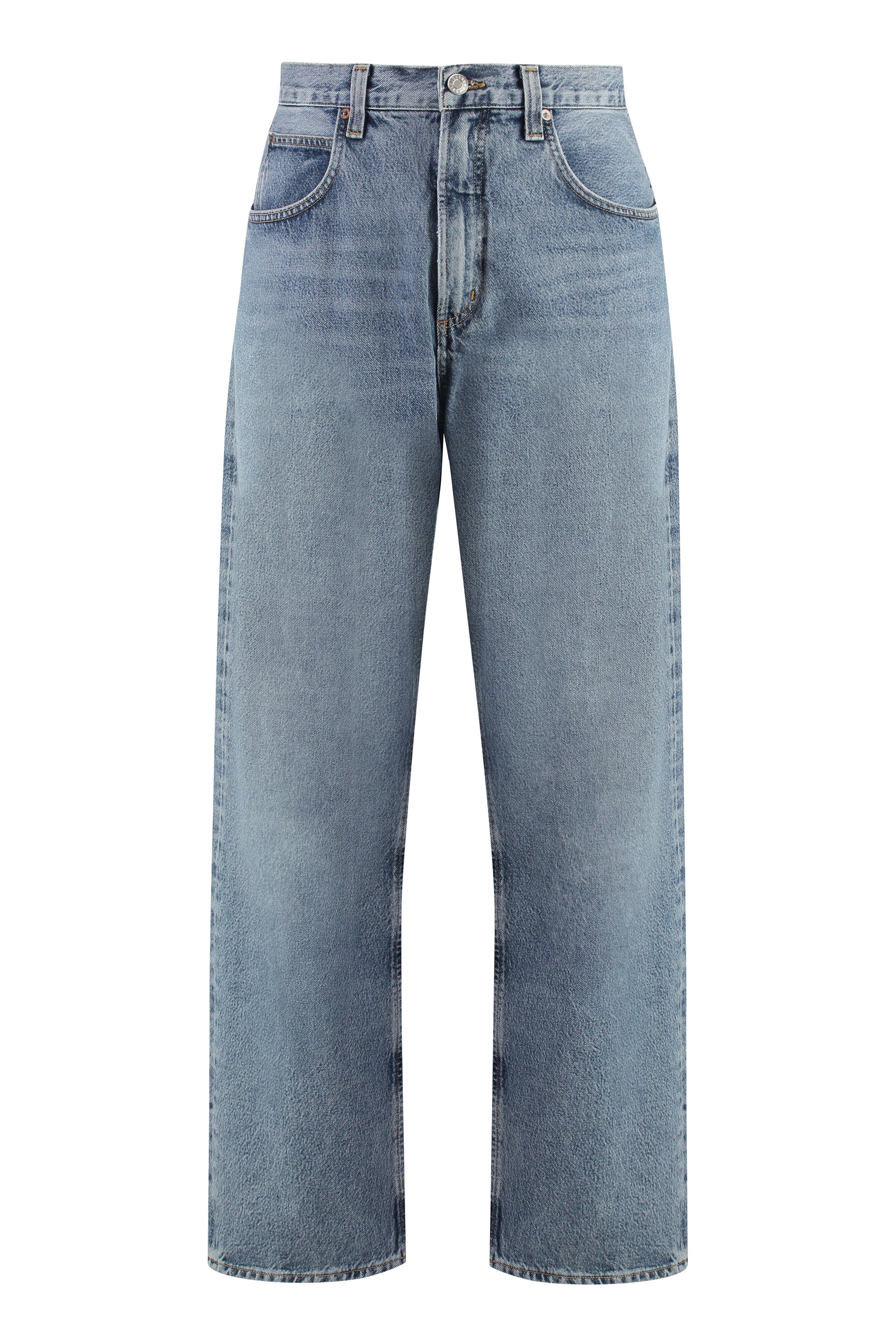Agolde Fusion Baggy Jeans — Blue by Agolde