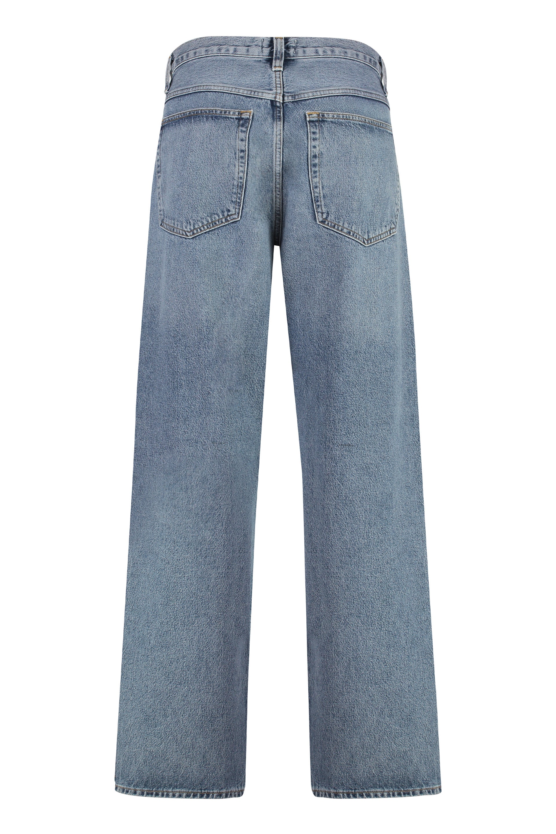 Agolde Fusion Baggy Jeans — Blue, view 2
