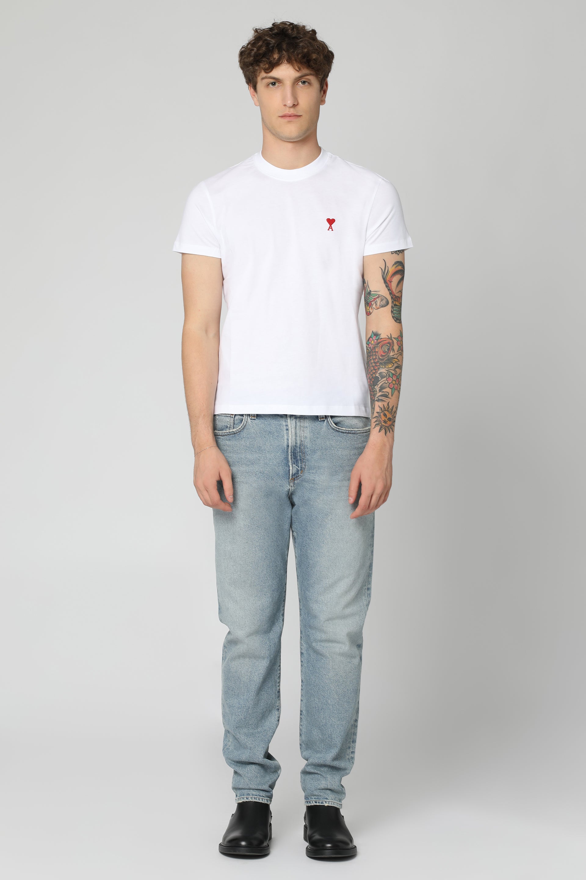 Agolde Fusion Baggy Jeans — Blue, view 3