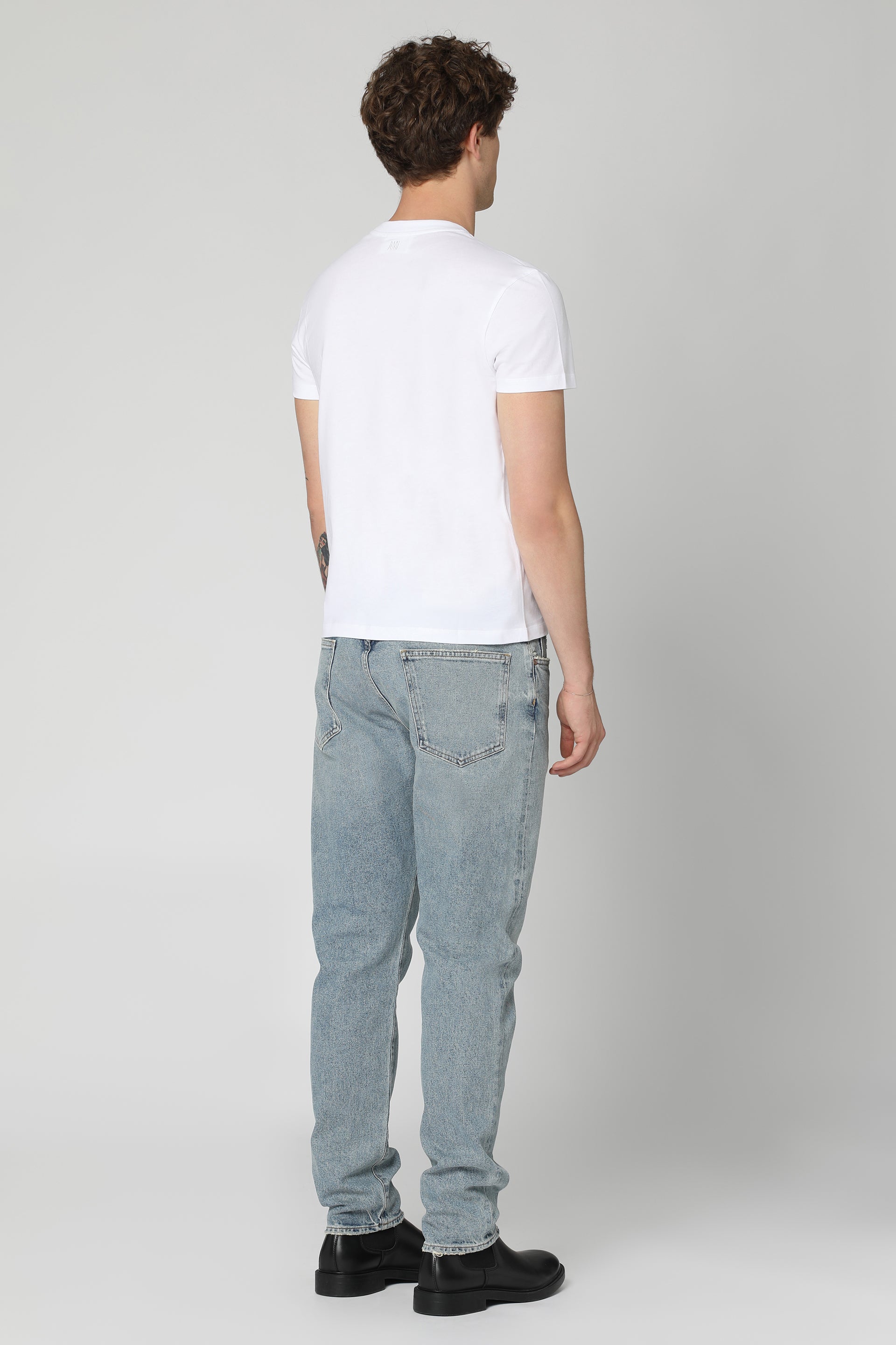 Agolde Fusion Baggy Jeans — Blue, view 4