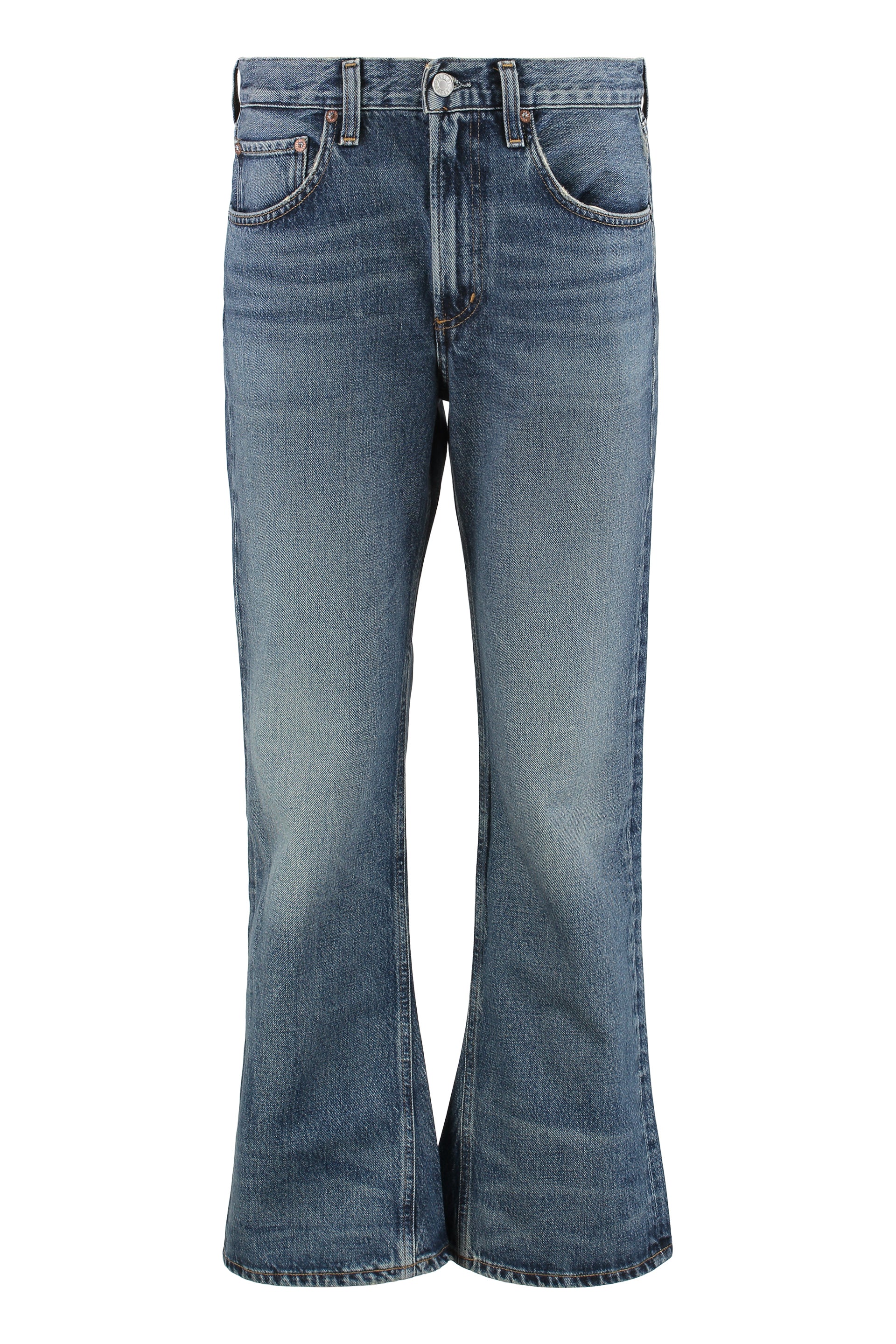 Agolde Flared Denim Jeans — Blue by Agolde