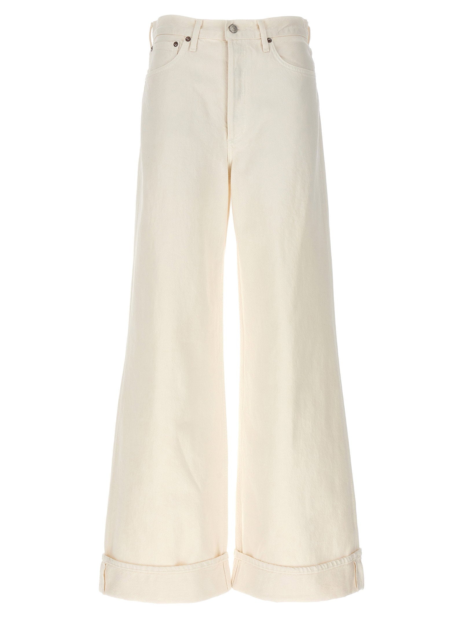 Agolde Dame Jeans — Cream by Agolde